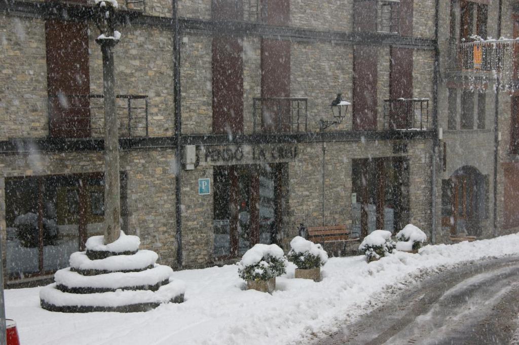 Hotel Pensio La Creu Esterri d'Àneu Esterno foto